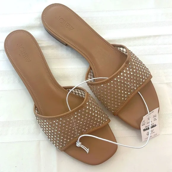 J. Crew Factory Tan Woven Sandals - Picture 4 of 5